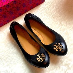 Tory Burch Claire Elastic Travel Ballet Flats 7